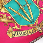 Hermes Scarf Carre 90 Numquam Concedendum Silk — view 4