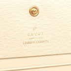 Gucci Bifold Wallet GG Marmont Flora Compact Ivory Multi Canvas Leather — view 5