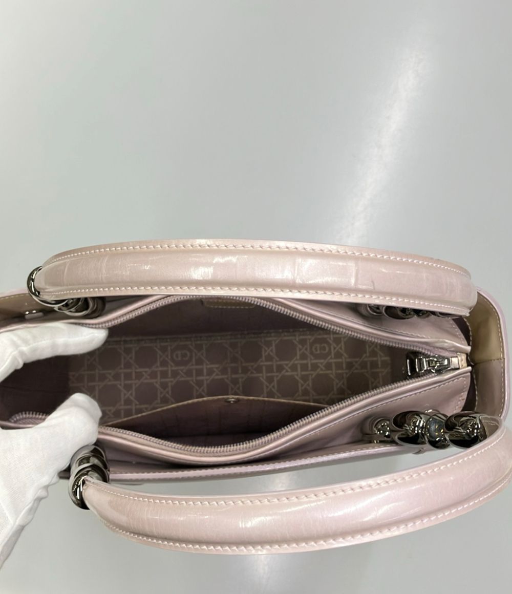 Dior 2-Way Shoulder Bag Patent Malice Pearl — view 5