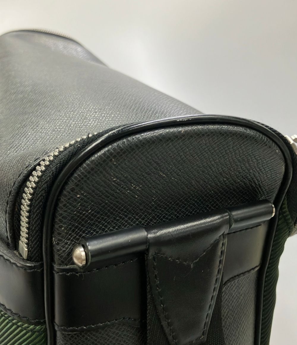 Louis Vuitton Shoulder Bag Crossbody Leather Taiga — view 8