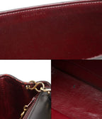 Chanel Chain Shoulder Bag Crossbody Gold V-stitch Chevron Singlechain — view 7