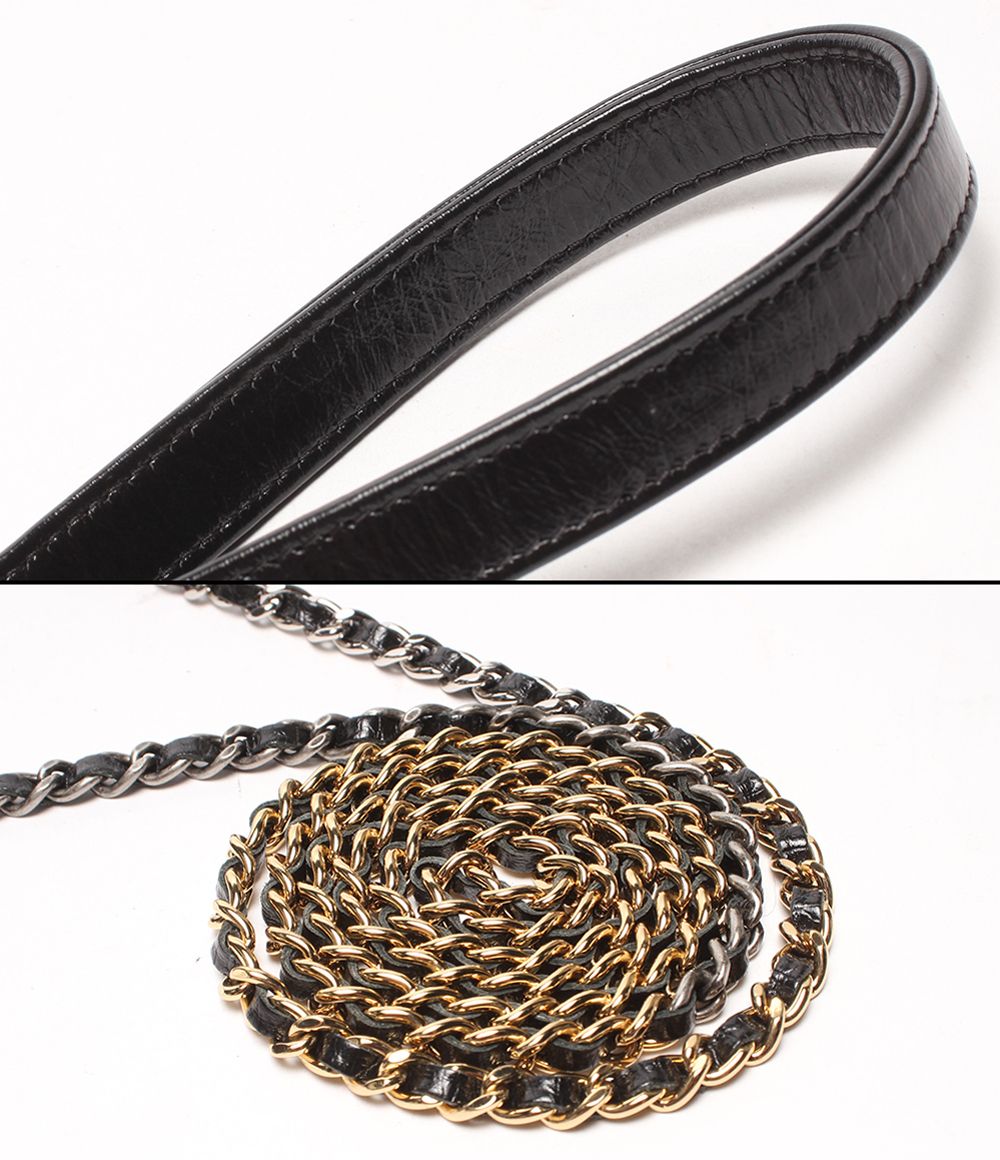 Chanel Chain Shoulder Bag Clutch Quilted Calfskin Gabrielle de Chanel — view 6