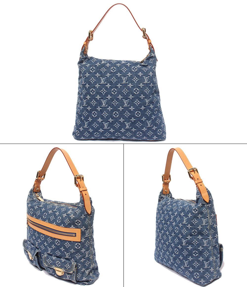 Louis Vuitton Shoulder Bag Baggy GM Monogram Denim — view 2