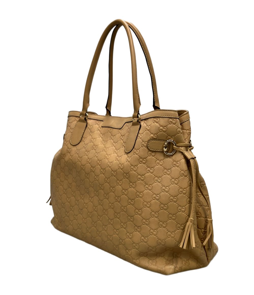 Gucci Tote Bag Guccissima Beige — view 3