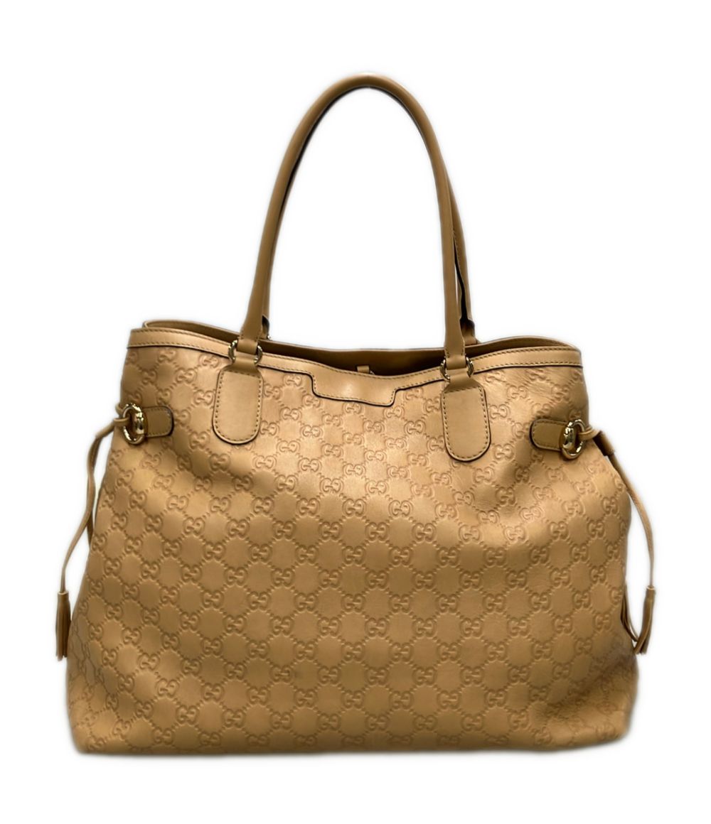 Gucci Tote Bag Guccissima Beige