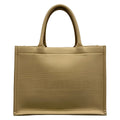 Dior Tote Bag Book Medium Vintage Small Beige