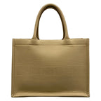 Dior Tote Bag Book Medium Vintage Small Beige