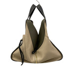 Loewe Handbag Hammock Medium Khaki Ivory Black Tricolor — view 4