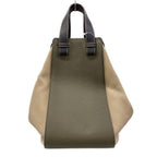 Loewe Handbag Hammock Medium Khaki Ivory Black Tricolor — view 3