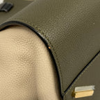 Loewe Handbag Hammock Medium Khaki Ivory Black Tricolor — view 6