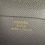 Hermes Bifold Wallet Bearn Compact Gris Meyer Gold — view 5
