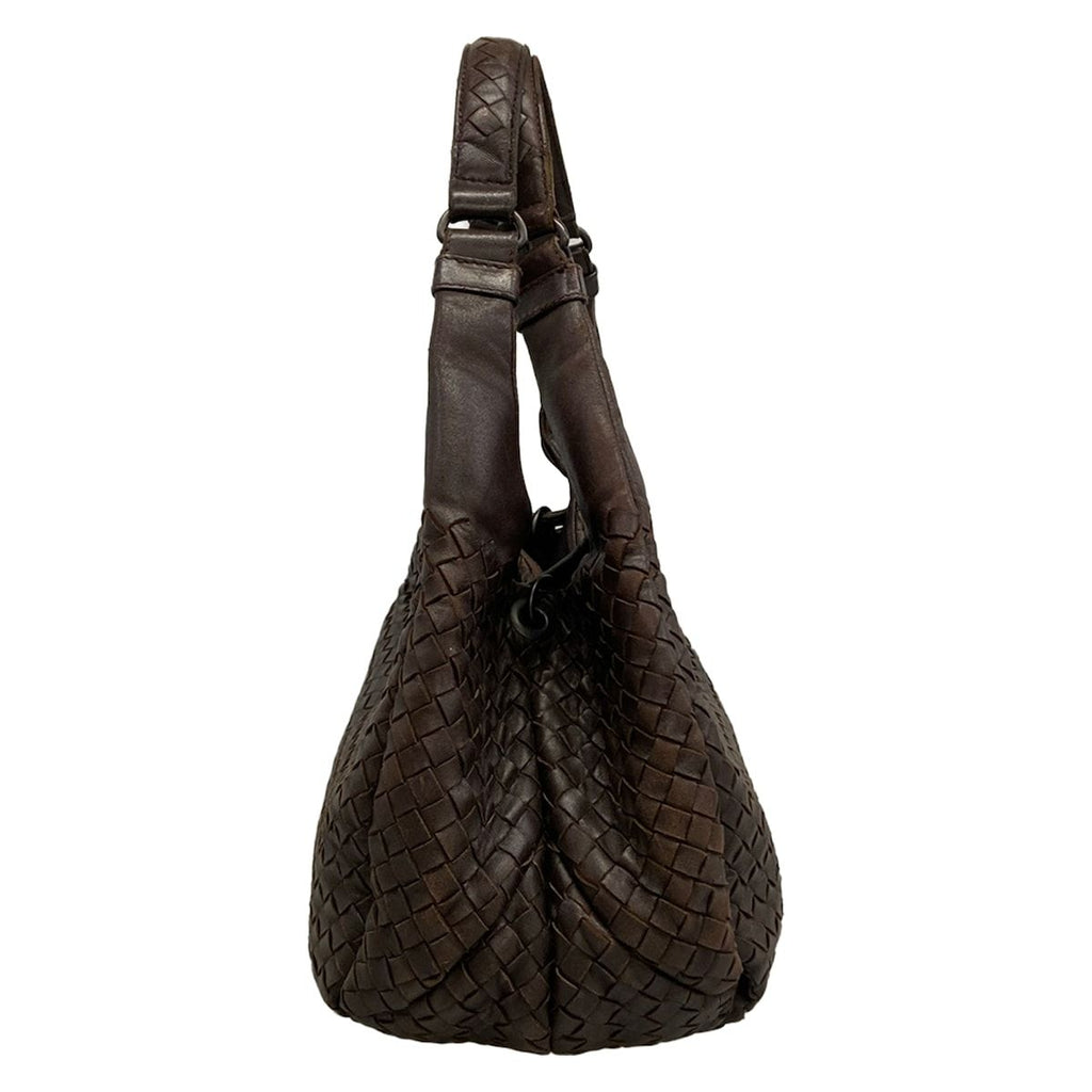 Bottega Veneta Tote Bag Medium Campana Dark Brown Leather — view 4
