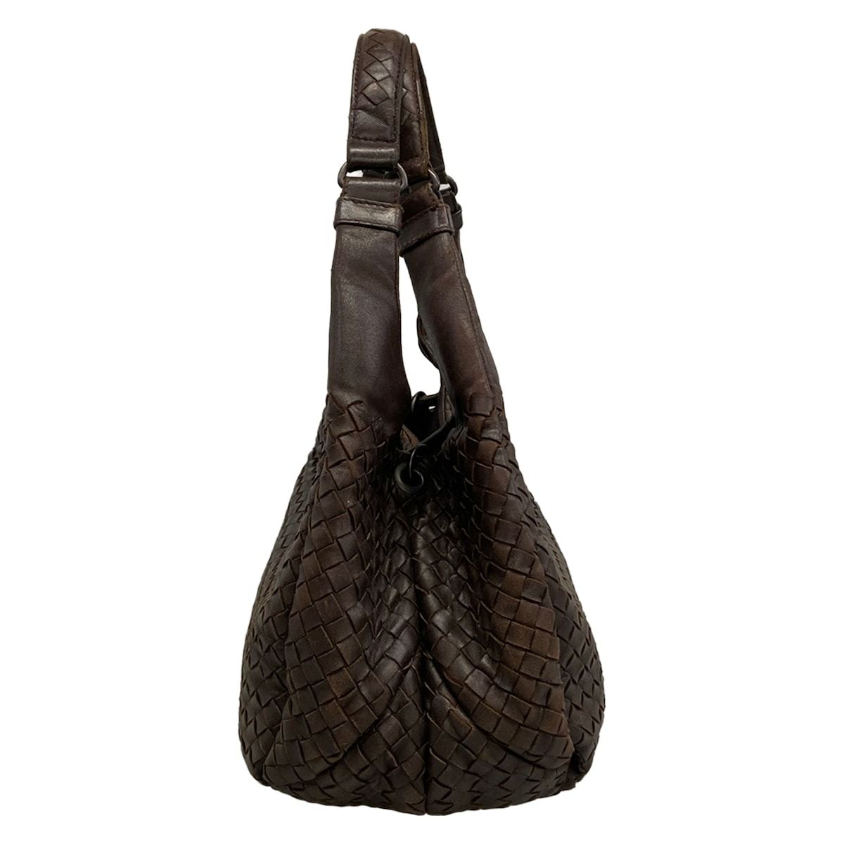 Bottega Veneta Tote Bag Medium Campana Dark Brown Leather — view 4