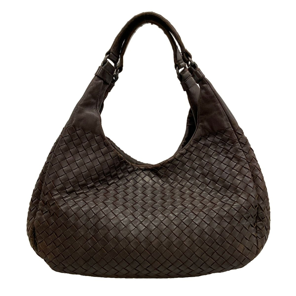 Bottega Veneta Tote Bag Medium Campana Dark Brown Leather