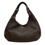 Bottega Veneta Tote Bag Medium Campana Dark Brown Leather