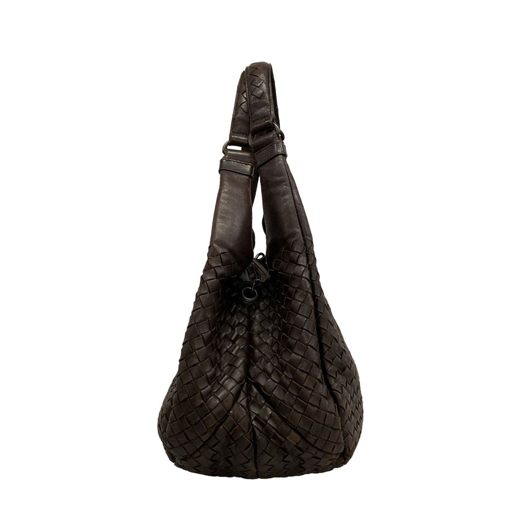 Bottega Veneta Tote Bag Medium Campana Dark Brown Leather — view 2