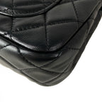 Chanel Shoulder Bag Mini Quilted Black Metal Gold Chain Coco Ball Lambskin — view 8