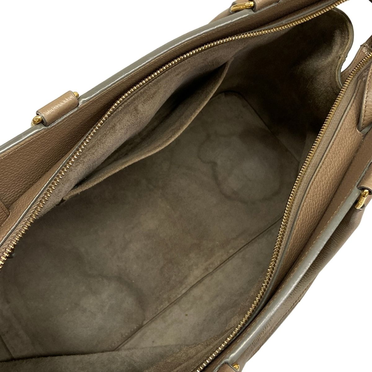 Celine Handbag Medium Cabas de France Bag Gray Beige — view 7