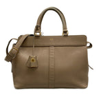 Celine Handbag Medium Cabas de France Bag Gray Beige