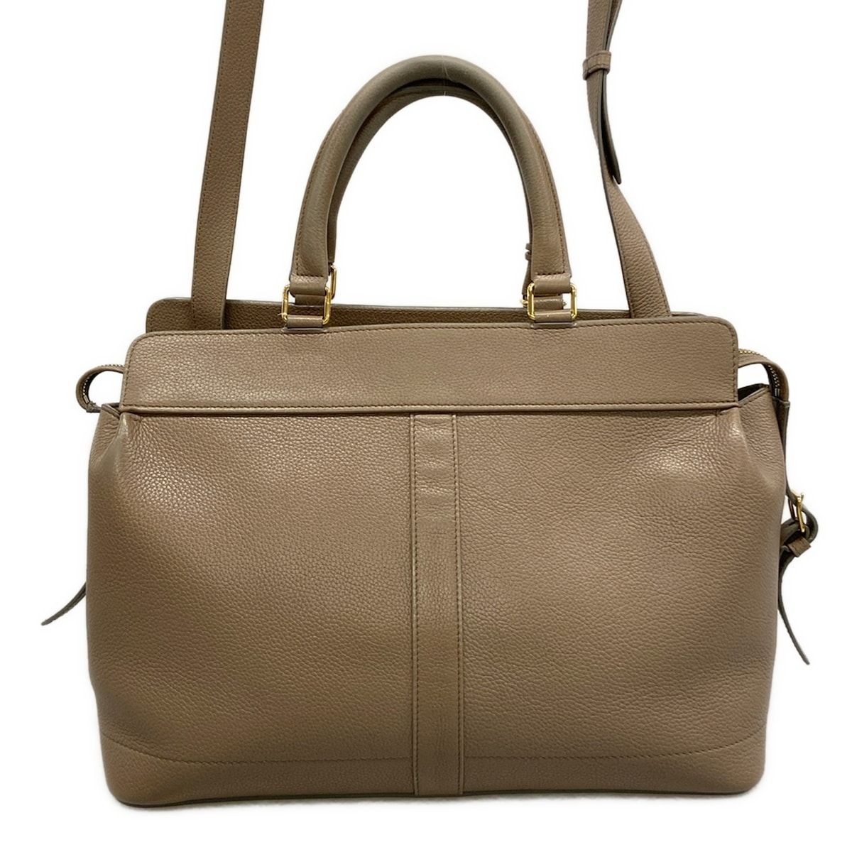 Celine Handbag Medium Cabas de France Bag Gray Beige — view 3