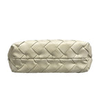 Bottega Veneta Tote Bag Maxicaba Maxi Intrecciato White Leather — view 5