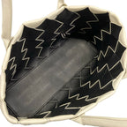Bottega Veneta Tote Bag Maxicaba Maxi Intrecciato White Leather — view 7