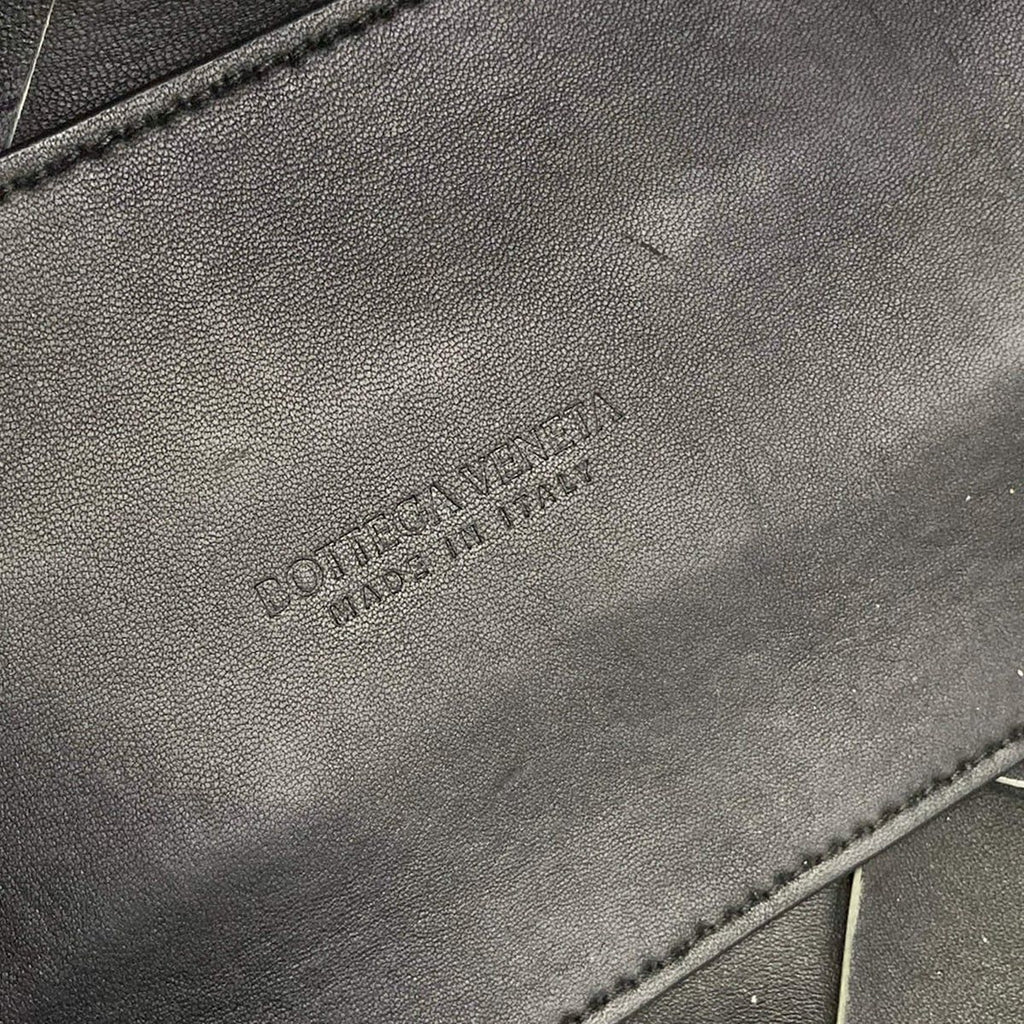 Bottega Veneta Tote Bag Maxicaba Maxi Intrecciato White Leather — view 8