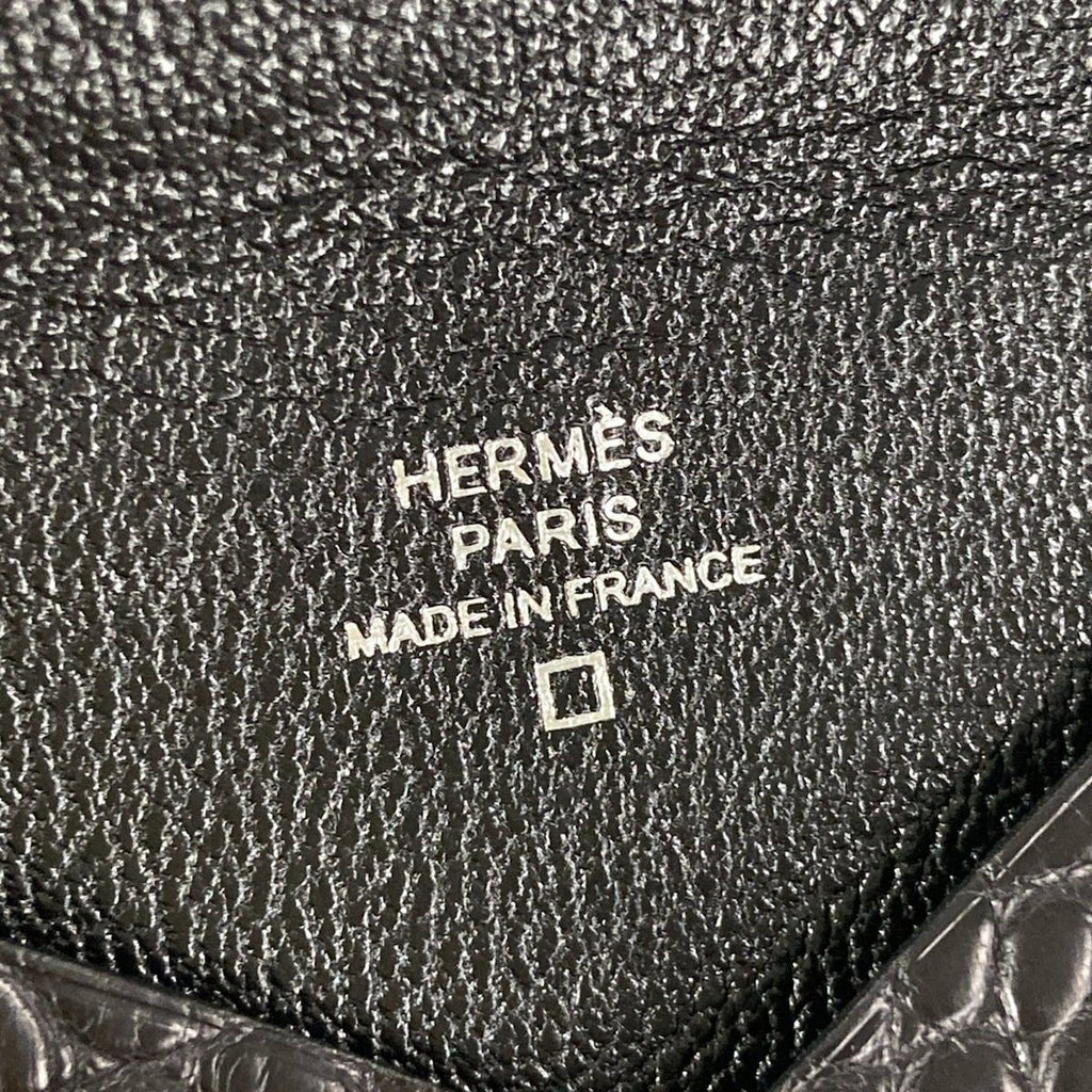 Hermes Card Case Calvi Black 2022.07 — view 4