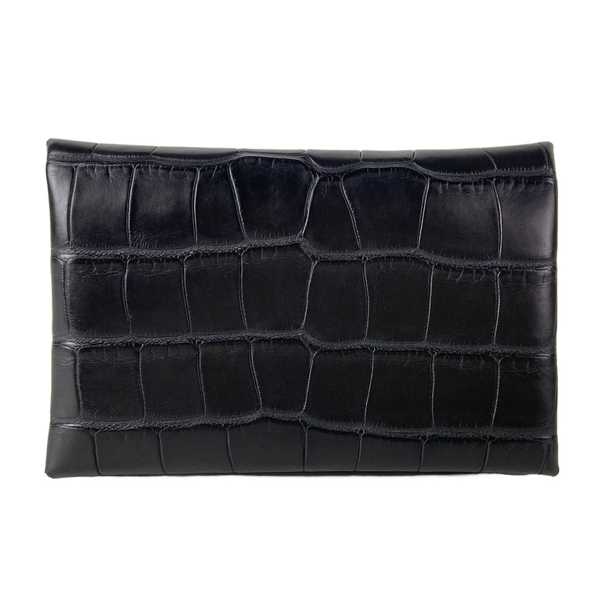 Hermes Card Case Calvi Black 2022.07