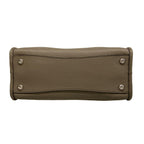 Prada Handbag Gray Beige Leather — view 5