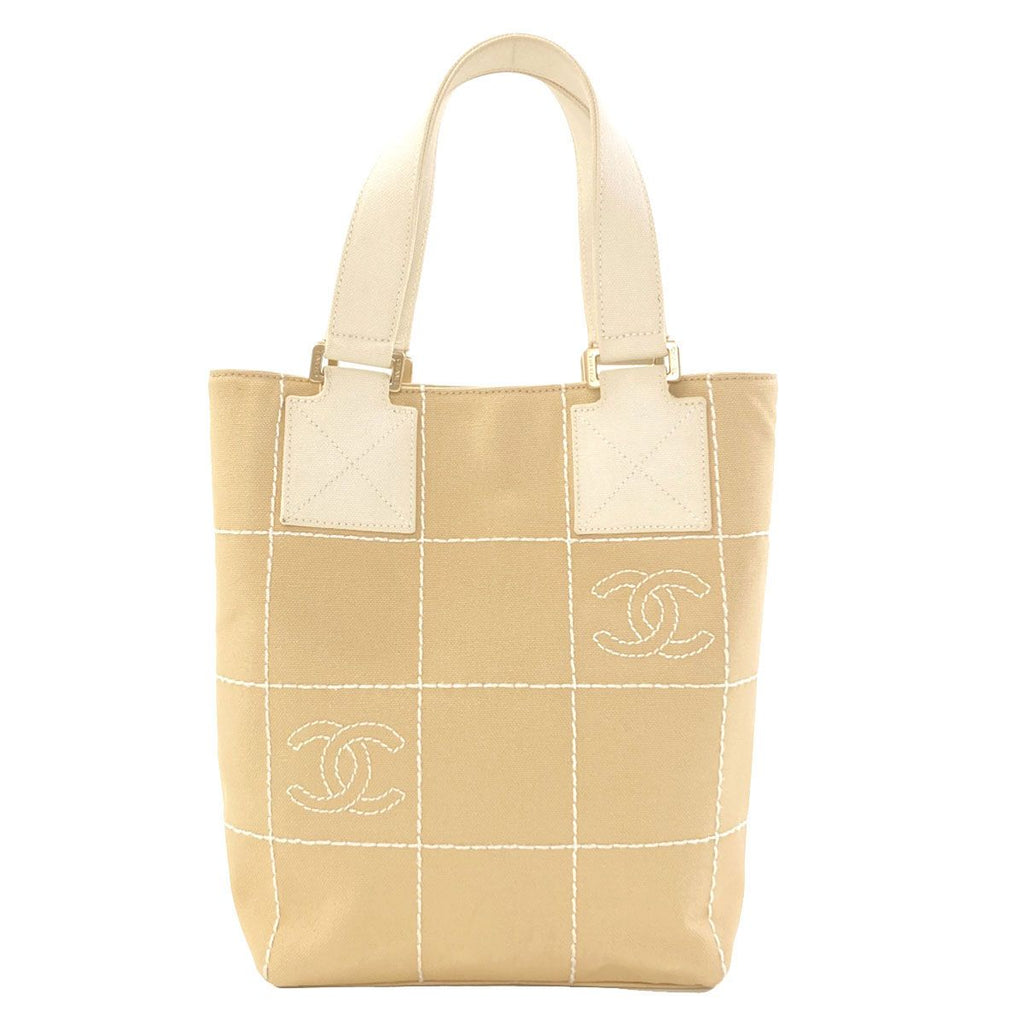 Chanel Choco Bar Wild Stitch Handbag Canvas
