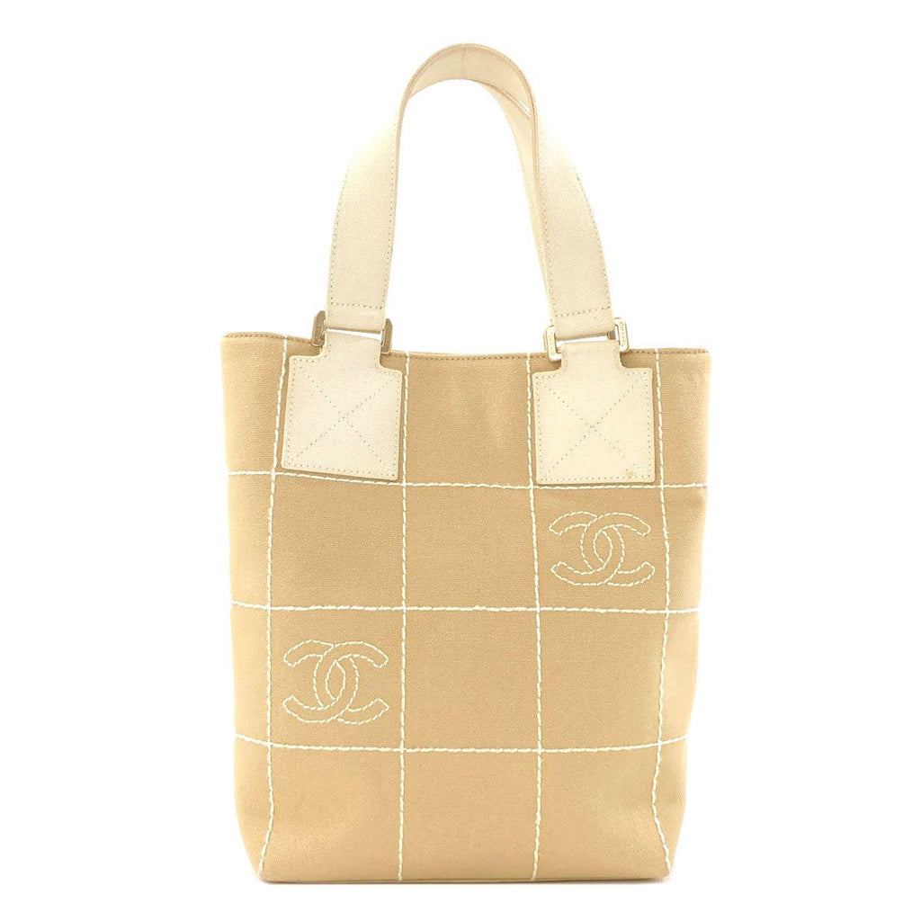 Chanel Choco Bar Wild Stitch Handbag Canvas — view 2