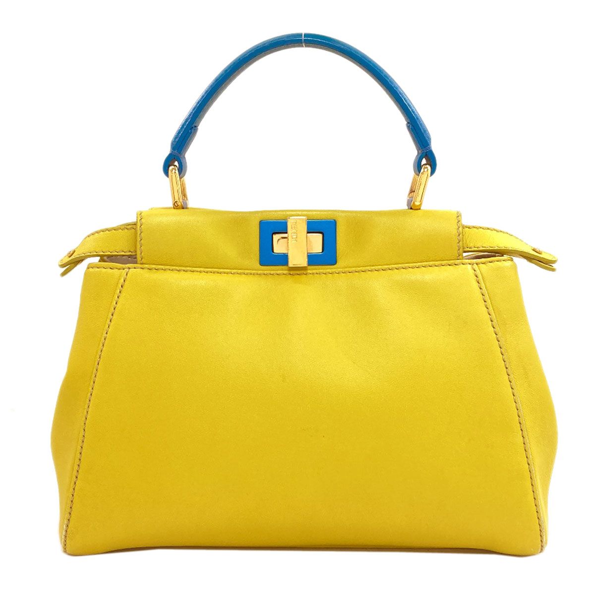 Fendi Peekaboo Mini Handbag Calfskin