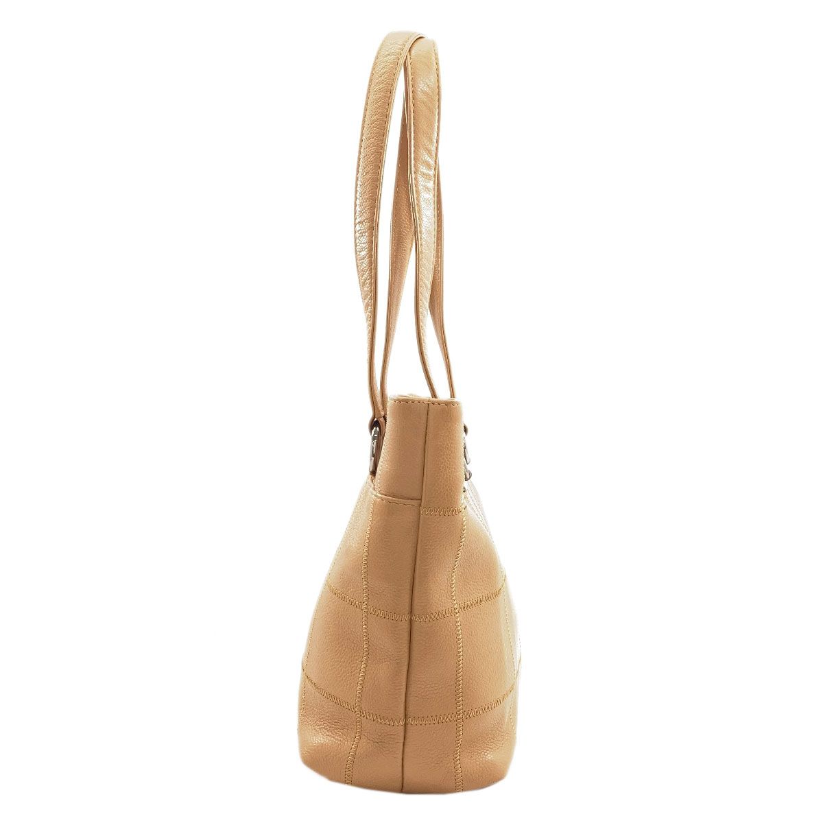 Chanel Choco Bar Wild Stitch Tote Bag Grained Calfskin — view 3