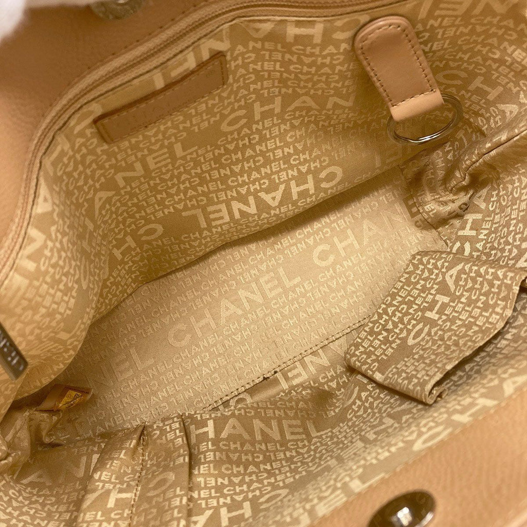 Chanel Choco Bar Wild Stitch Tote Bag Grained Calfskin — view 5