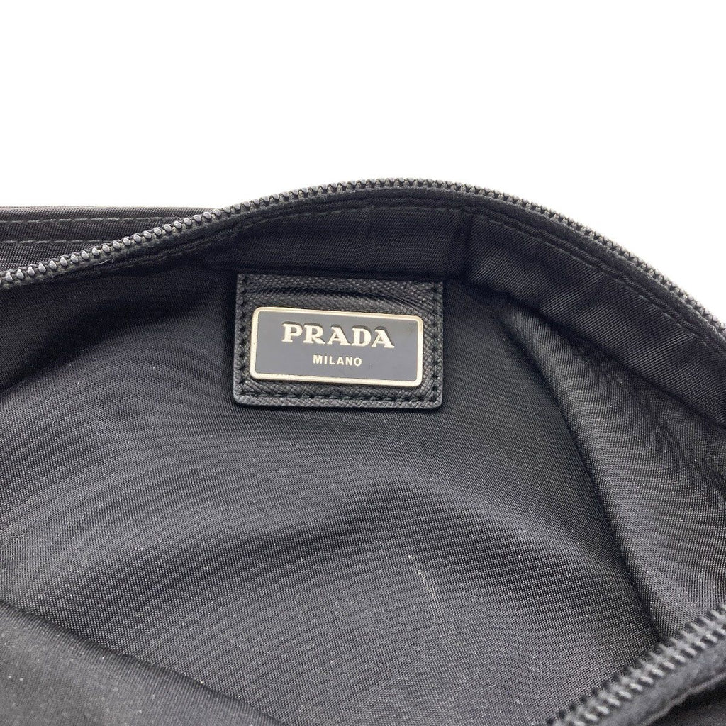 Prada Long Shoulder Logo Bag Nylon — view 6