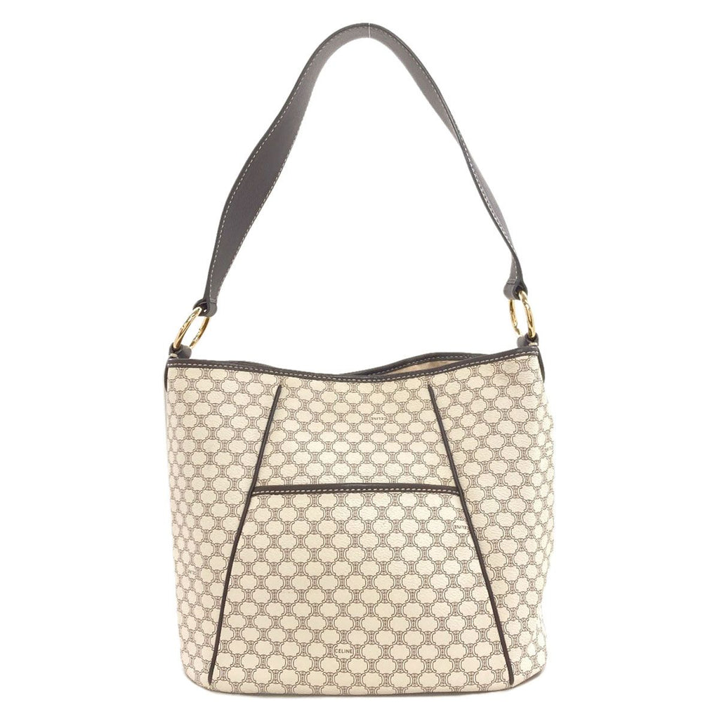 Celine Macadam Shoulder Bag Leather