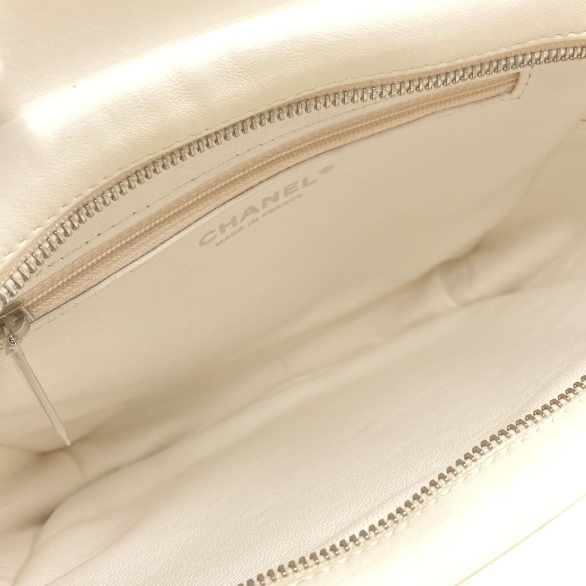 Chanel Shopping Double Handle Shoulder Bag Tweed — view 5