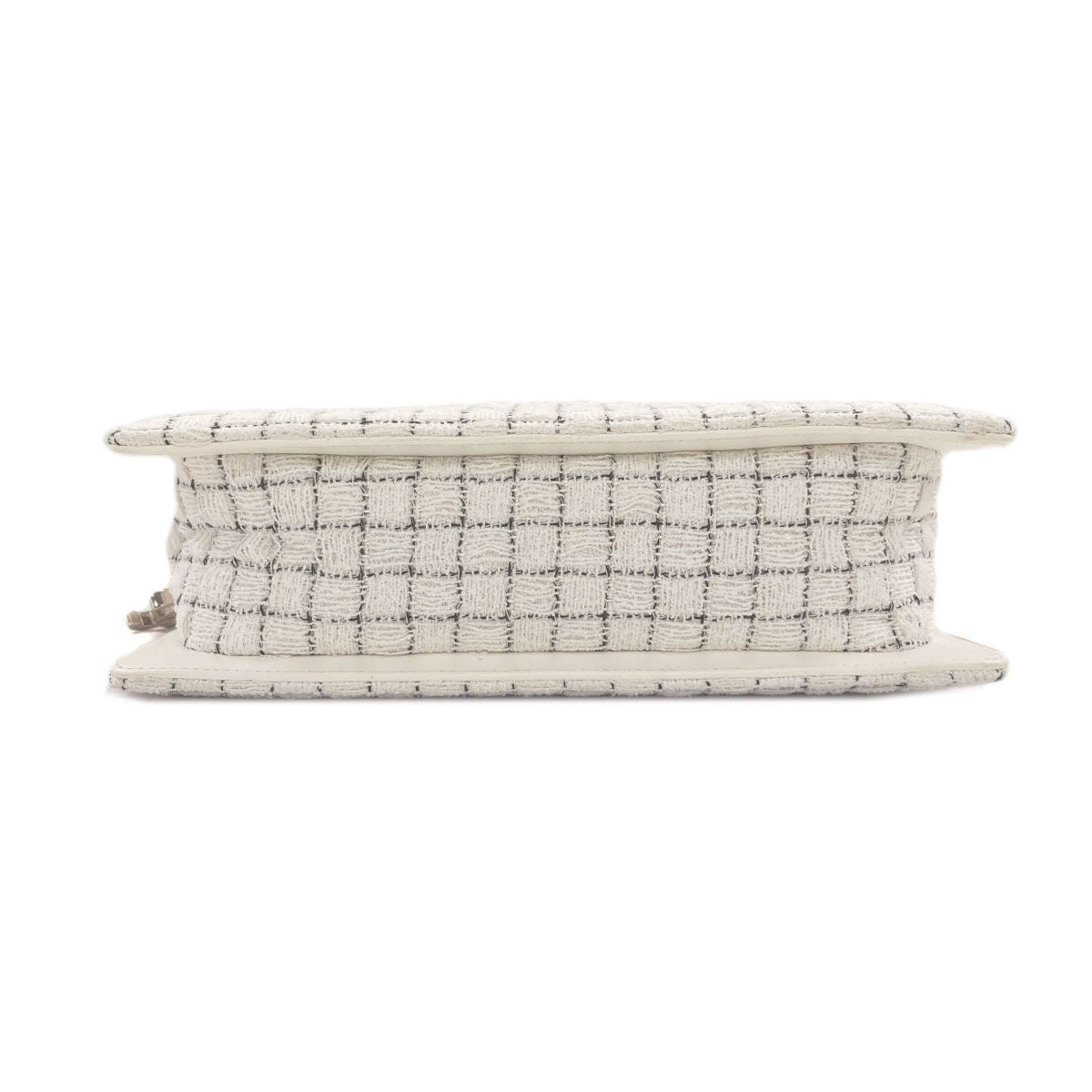 Chanel Shopping Double Handle Shoulder Bag Tweed — view 4