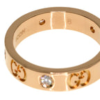 Gucci Icon Diamond Ring 18k Pink Gold — view 5