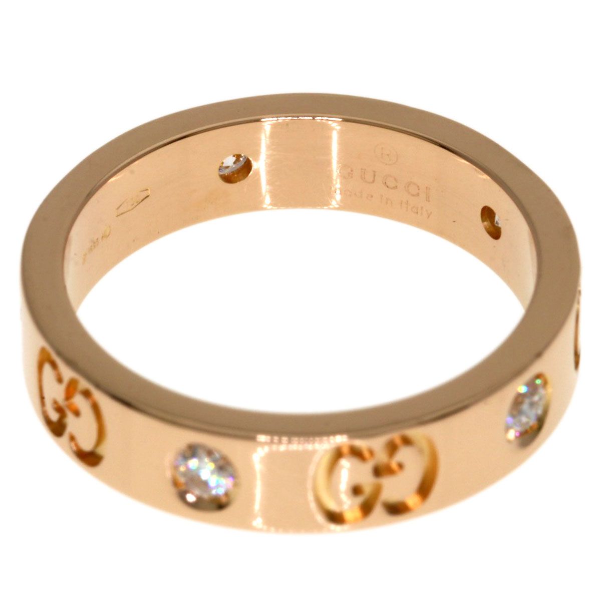 Gucci Icon Diamond Ring 18k Pink Gold — view 4