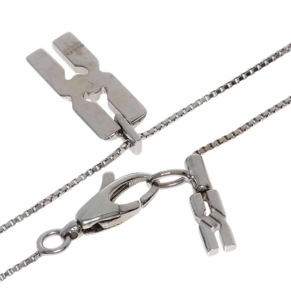 Gucci Infinity Necklace 18k White Gold — view 2