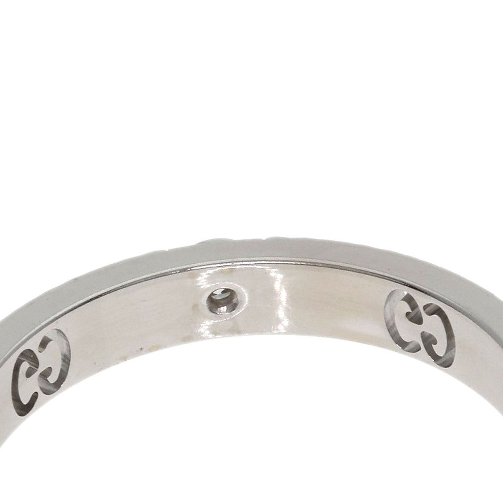 Gucci Icon Heart Diamond Ring 18k White Gold — view 8