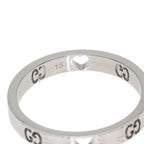 Gucci Icon Heart Diamond Ring 18k White Gold — view 5