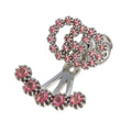 Gucci GG Running Pink Sapphire Single Earring 18k White Gold