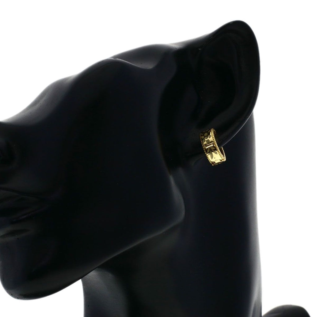 Gucci Icon Blue Cuff Earrings 18k Yellow Gold — view 6