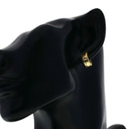 Gucci Icon Blue Cuff Earrings 18k Yellow Gold — view 6