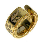 Gucci Icon Blue Cuff Earrings 18k Yellow Gold — view 4