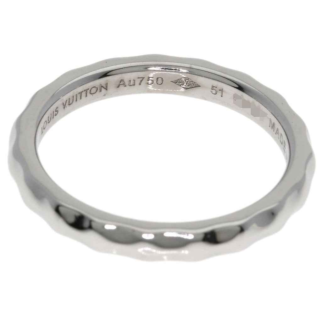 Louis Vuitton Monogram Infini 51 Ring 18k White Gold — view 4