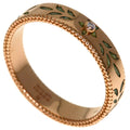 Gucci Icon Blue Diamond Ring 18k Pink Gold